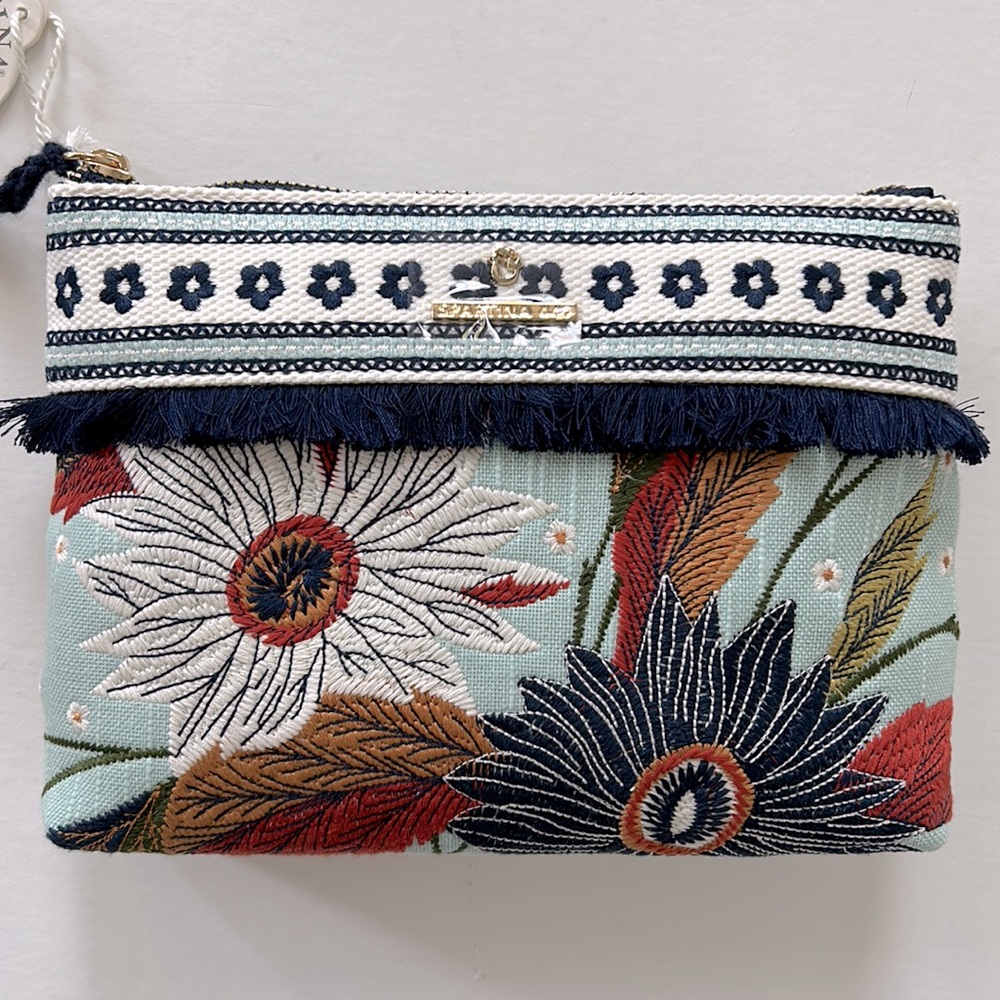 Spartina 449 Daufuskie Island Maci Wristlet Riverside Station Vintage Floral - Picture 2 of 12